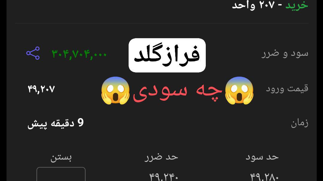 سیگنال طلای آبشده _ فرازگلد
