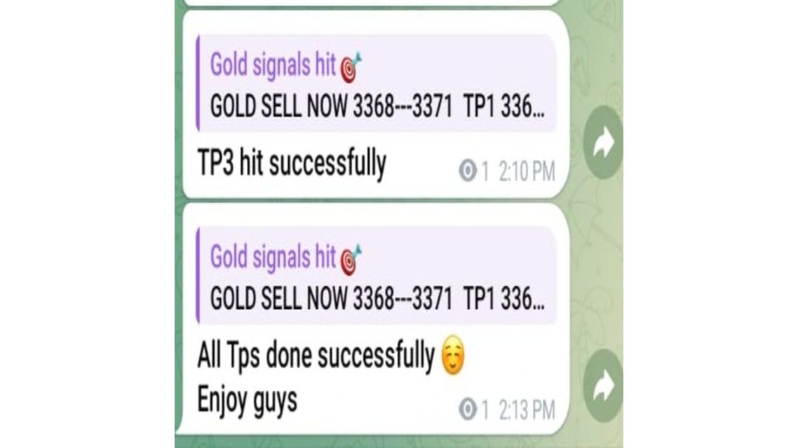 Gold signals hit 🎯