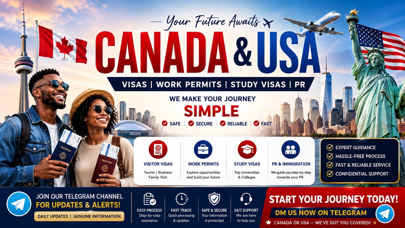 Master travels and visas